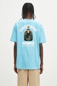 Ρούχα Βαμβακερό μπλουζάκι AAPE Basic Aaper AAPTEM1675XXO μπλε