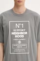 NEIGHBORHOOD tricou din bumbac Nh . Tee Ss-15 gri 251PCNH.ST15