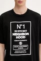 Pamučna majica NEIGHBORHOOD Nh . Tee Ss-15 crna 251PCNH.ST15