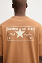 Converse t-shirt bawełniany 10027997.A04 pomarańczowy