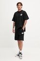 Converse t-shirt bawełniany 10027736.A01 czarny SS25