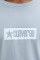 Converse t-shirt bawełniany 10027995.A06 niebieski