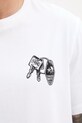 Converse tricou din bumbac 10027726.A02 alb