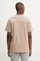 Odzież Converse t-shirt bawełniany 10028551.A05 beżowy