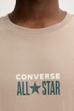 Converse tricou din bumbac 10028551.A05 bej