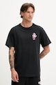 Converse t-shirt bawełniany nadruk czarny 10027725.A02