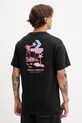 Odzież Converse t-shirt bawełniany 10027725.A02 czarny