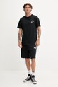 Converse tricou din bumbac 10027713.A01 negru SS25