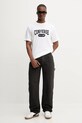 Converse t-shirt bawełniany 10027730.A02 biały SS25