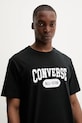 Converse t-shirt bawełniany czarny 10027730.A01