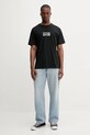 Converse t-shirt bawełniany 10028551.A04 czarny SS25