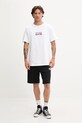 Converse t-shirt bawełniany 10028551.A08 biały SS25
