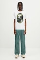 Хлопковая футболка A Bathing Ape Giant 1St Camo Big Ape Head 1L30110015 белый