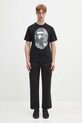 A Bathing Ape t-shirt bawełniany High Tone Bleach Big Ape Head czarny 1L30110045