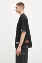 Памучна тениска AAPE Fancy Main AAPTEM1565XXN черен SS25