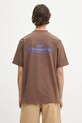 Odzież Gramicci t-shirt bawełniany Climbing Equipment Tee G5SU.T165 brązowy