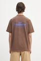 Одежда Хлопковая футболка Gramicci Climbing Equipment Tee G5SU.T165 коричневый