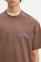 Gramicci t-shirt bawełniany Climbing Equipment Tee brązowy G5SU.T165
