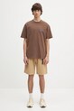 Gramicci t-shirt bawełniany Climbing Equipment Tee G5SU.T165 brązowy