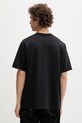 Ρούχα Gramicci t-shirt ανδρικό βαμβακερό One Point Logo Tee G4SU.T096 μαύρο
