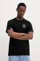 t-shirt bawełniany D26046.C336 czarny SS25