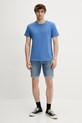 G-Star tricou din bumbac D16411.336.G989 albastru SS25