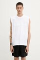 Helmut Lang t-shirt bawełniany EMBOSSED.TANK.ROUNDE regular biały P01HM502