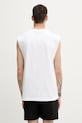 Одежда Хлопковая футболка Helmut Lang EMBOSSED.TANK.ROUNDE P01HM502 белый