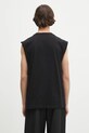 Odzież Helmut Lang t-shirt bawełniany EMBOSSED.TANK.ROUNDE P01HM502 czarny