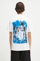 Odzież Helmut Lang t-shirt bawełniany SCRIBBLE.T2.MAL.LT. P02HM509 biały