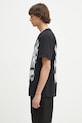 Βαμβακερό μπλουζάκι Helmut Lang SCRIBBLE.T4.MAL.LT. P02HM511 μαύρο SS25