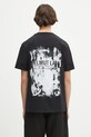 Odzież Helmut Lang t-shirt bawełniany SCRIBBLE.T4.MAL.LT. P02HM511 czarny
