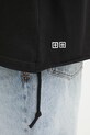 Pamučna majica KSUBI stamp ekcess pocket crna MSP25TE003