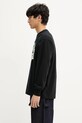 Human Made longsleeve bawełniany HM29CS021 czarny SS25