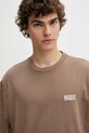The Ragged Priest tricou din bumbac maro RPSS252053JS