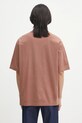 Odjeća Pamučna majica Maison Kitsuné Speedy Fox Print Oversize OM00109KJ0008 smeđa