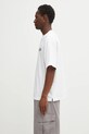 Maison Kitsuné t-shirt bawełniany Maison Kitsune Handwriting Embroidery OM00123KJ0119 biały SS25