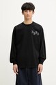 NEIGHBORHOOD longsleeve bawełniany NH . TEE LS-5 nadruk czarny 251PCNH.LT05