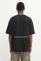 Odzież Flowers for Society t-shirt bawełniany Handshake T Shirt FFSAPP131 czarny