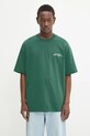 Памучна тениска Flowers for Society Flower Trunk Shirt свободна зелен FFSAPP132
