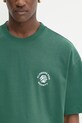 Flowers for Society t-shirt bawełniany Logo Shirt zielony FFSAPP133