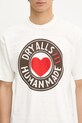 Памучна тениска Human Made бял HM29TE003