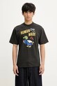 Human Made t-shirt bawełniany nadruk czarny HM29TE006