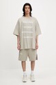 Pamučna majica Rick Owens DRKSHDW Knitted - Tommy T 221675 CM01E1675.CHJG bež