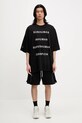 Хлопковая футболка Rick Owens DRKSHDW Knitted - Tommy T 221675 CM01E1675.CHJG чёрный