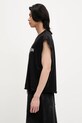Бавовняна футболка Rick Owens DRKSHDW Knitted - Micro Tatlin T 221668 CM01E1668.CHJG чорний SS25