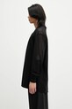 Rick Owens DRKSHDW cotton longsleeve top Knitted - Girdered T 221673 CM01E1673.CHJGOM black SS25