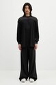 Хлопковый лонгслив Rick Owens DRKSHDW Knitted - Girdered T 221673 чёрный CM01E1673.CHJGOM