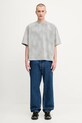 1017 ALYX 9SM t-shirt bawełniany Oversized garment dye AAMTS0477FA01 szary