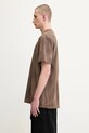 1017 ALYX 9SM t-shirt bawełniany Garment dye AAMTS0480FA01 brązowy SS25